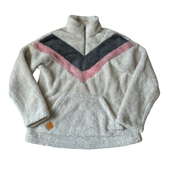 Simply Southern Sherpa 1/4 zip jacket/fleece, size Small - Picture 1 of 10